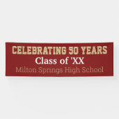 2 mètres de long ! Célébrez 50 ans de bannière de  (Horizontal)