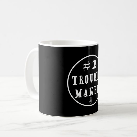 #2 Mok probleemmaker koffie (Voorkant links)