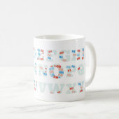 2 mots lettre Mug (Devant droit)