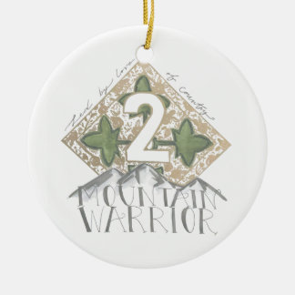 2 Mountain Warrior Post-Its Keramisch Ornament