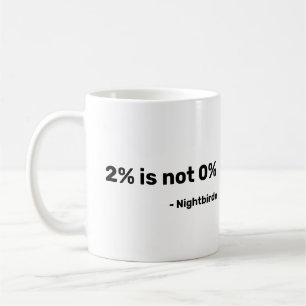 2% N'Est Pas 0% Mug Deux% Nightbirde