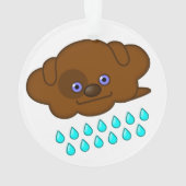 2 nuages de chien pluvieux - réversible (dos)