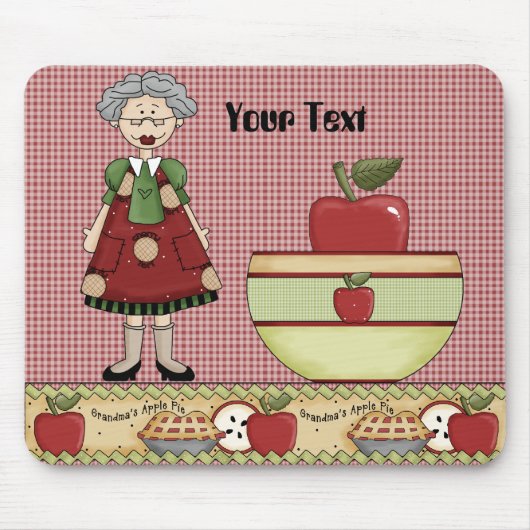 #2 Oma's pie Mousepad Muismat (Voorkant)