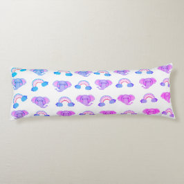 2 op 1 Rainbogen en olifantenkoppen Lichaamskussen