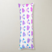 2 op 1 Rainbogen en olifantenkoppen Lichaamskussen (Achterkant (Verticaal))