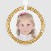 2 Ornements photo personnalisés en face 1 ou 2 pho (dos)