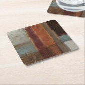 2 Oudere musea Vierkante Kartonnen Onderzetter (Schuin)