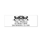 2 Ouders, 2 Kinderen Ontwerp - Zelfinktende Stempel (Design)