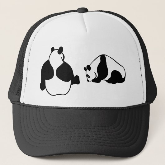 2 panda trucker pet (Voorkant)