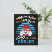 2 Papa Beagle Pa Cooler Briefkaart (Staand voorkant)