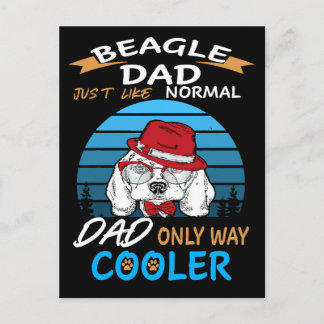 2 Papa Beagle Pa Cooler Briefkaart
