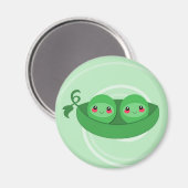 2 PEAS dans un POD - aimant (Recto/Verso)