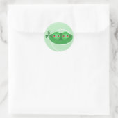 2 PEAS dans un POD - autocollant (Sac)