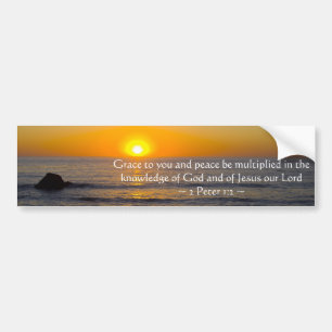 2 Peter 1:2 Bumpersticker