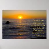 2 Peter 1:2 Poster (Voorkant)