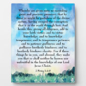 2 Peter 1:4-8 Fotoplaat (Voorkant)