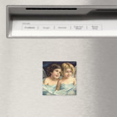 2 Petits Anges en Bleu - Aimant (In Situ (Lave-vaisselle))