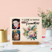 2 petits-enfants photo rose floral (Mariage)
