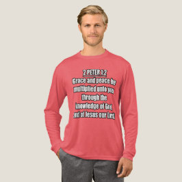 2 Petrus 1:2 Genade en Vrede Vermenigvuldigd State Tri-Blend Shirt