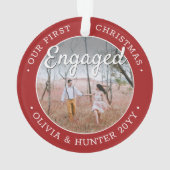 2 Photo 1er Noël Engagé Élégant Rouge & Blanc (dos)