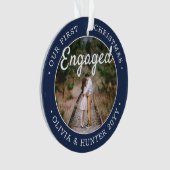 2 Photo 1er Noël Engagé Marine Bleu et Blanc (devant)