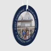 2 Photo 1er Noël Ménage Marine Bleu Blanc (devant)