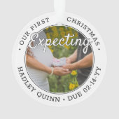 2 Photo Bébé Ultrasons Parents attendant la modern (dos)