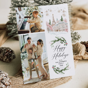 2 Photo Chic Paris Joyeux Noël Carte