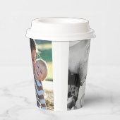 2 Photo Custom Double Sided  Papieren Bekers (Rechts)