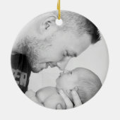 2 Photo Custom Keramisch Ornament (Achterkant)