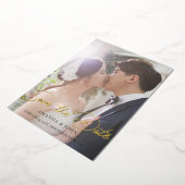 2 Photo Enregistrer La Date Faire-part de mariage  (Rotation)
