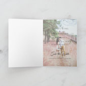 2 Photo Enregistrer La Date Faire-part de mariage (Intérieur)