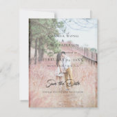 2 Photo Fairytale Enregistrer La Date Faire-part d (Dos)