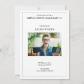 2 Photo Graduation Party Invitation (Dos)