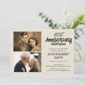 2 photo Invitation du 50e anniversaire du mariage (Debout devant)