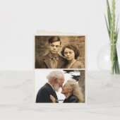 2 photo Invitation du 50e anniversaire du mariage  (Dos)