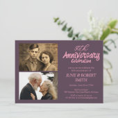 2 photo Invitation du 50e anniversaire du mariage (Debout devant)