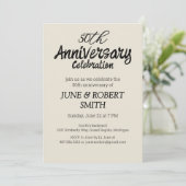 2 photo Invitation du 50e anniversaire du mariage (Debout devant)