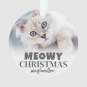 2 Photo Joyeux Noël Chat (devant)