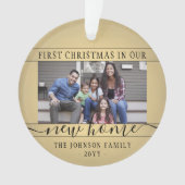 2 Photo Nouveau Accueil Premiers Noël Noir et Or R (devant)