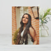 2 photo or noir CARTE DE BASE pour graduation vell (Debout devant)