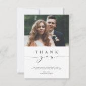 2 Photo pour toujours Merci Carte de remerciements (Dos)