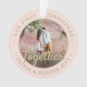 2 Photo Premier Noël Ensemble Blush Rose & Or (devant)