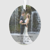 2 Photo Premier Noël Marié comme M. & Mme (devant)