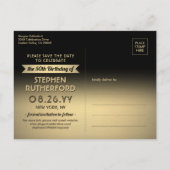 2 Photo Qui a 50 ans Invitation Anniversaire Save  (Dos)