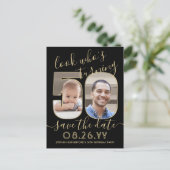 2 Photo Qui a 50 ans Invitation Anniversaire Save  (Debout devant)