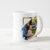 2 Photo Scribble Frame Template Personalized Extra Grote Beker (Voorkant rechts)