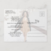 2 Photo Simple Modern Bold Class Year Graduation Aankondigingskaart (Achterkant)