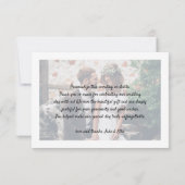 2 Photo Simple Moderne Amour & Merci Mariage (Dos)