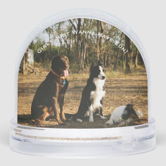 2 Photo Snow Globe (Arrière)